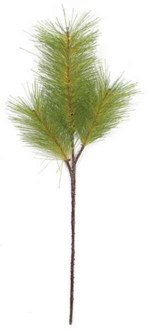 Artificial Bright Green Long Needle Pine Branch 40"